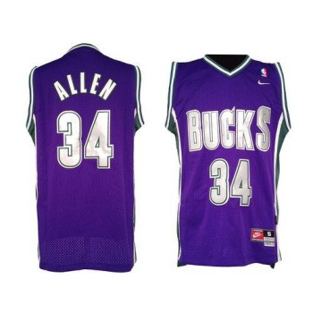 Bucks #34 Ray Allen Purple Soul Swingman Stitched NBA Jersey Bucks #34 Ray Allen Purple Soul Swingman Stitched NBA Jersey
