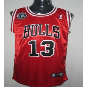 Bulls #13 Joakim Noah Red With 20TH Stitched NBA Jersey Bulls #13 Joakim Noah Red With 20TH Stitched NBA Jersey