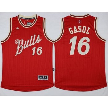 Bulls #16 Pau Gasol Red 2015-2016 Christmas Day Stitched NBA Jersey Bulls #16 Pau Gasol Red 2015-2016 Christmas Day Stitched NBA Jersey