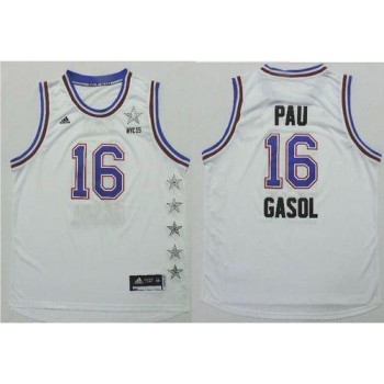 Bulls #16 Pau Gasol White 2015 All Star Stitched NBA Jersey Bulls #16 Pau Gasol White 2015 All Star Stitched NBA Jersey