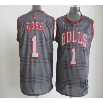 Bulls #1 Derrick Rose Black Rhythm Fashion Stitched NBA Jersey Bulls #1 Derrick Rose Black Rhythm Fashion Stitched NBA Jersey