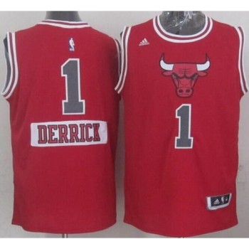 Bulls #1 Derrick Rose Red 2014-15 Christmas Day Stitched NBA Jersey Bulls #1 Derrick Rose Red 2014-15 Christmas Day Stitched NBA Jersey