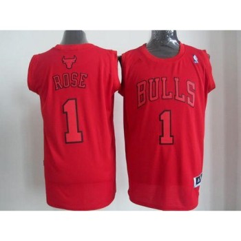 Bulls #1 Derrick Rose Red Big Color Fashion Stitched NBA Jersey Bulls #1 Derrick Rose Red Big Color Fashion Stitched NBA Jersey