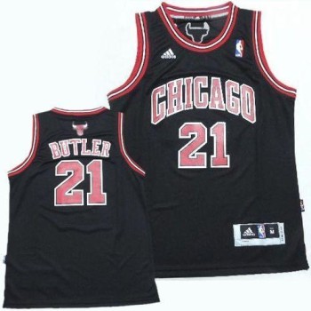 Bulls #21 Jimmy Butler Black Revolution 30 Stitched Youth NBA Jersey Bulls #21 Jimmy Butler Black Revolution 30 Stitched Youth NBA Jersey
