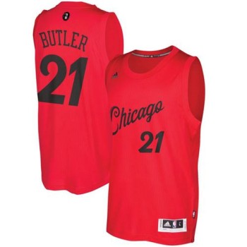 Bulls #21 Jimmy Butler Red 2016-2017 Christmas Day Stitched NBA Jersey Bulls #21 Jimmy Butler Red 2016-2017 Christmas Day Stitched NBA Jersey