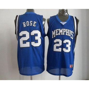 Bulls #23 Derrick Rose Blue Memphis Tigers High School Stitched NBA Jersey Bulls #23 Derrick Rose Blue Memphis Tigers High School Stitched NBA Jersey