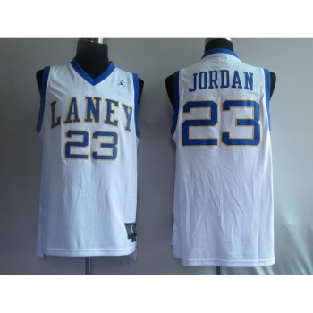Bulls #23 Jordan Stitched White Laney High School Classic NBA Jersey Bulls #23 Jordan Stitched White Laney High School Classic NBA Jersey