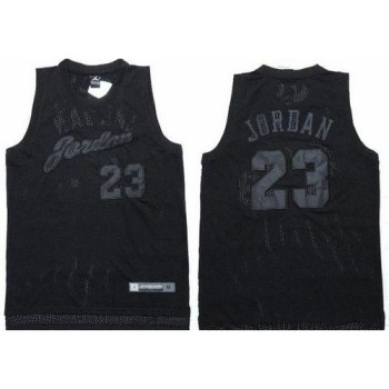 Bulls #23 Michael Jordan All Black Stitched NBA Jersey Bulls #23 Michael Jordan All Black Stitched NBA Jersey