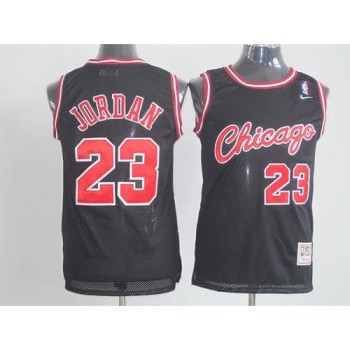 Bulls #23 Michael Jordan Black Throwback Stitched NBA Jersey Bulls #23 Michael Jordan Black Throwback Stitched NBA Jersey
