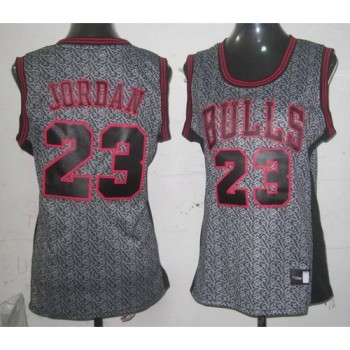 Bulls #23 Michael Jordan Grey Women's Static Fashion Stitched NBA Jersey Bulls #23 Michael Jordan Grey Women's Static Fashion Stitched NBA Jersey