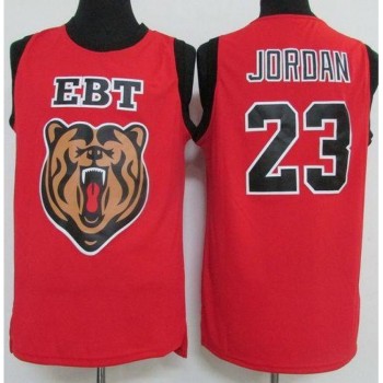 Bulls #23 Michael Jordan Red EBT High School Classic Stitched NBA Jersey Bulls #23 Michael Jordan Red EBT High School Classic Stitched NBA Jersey