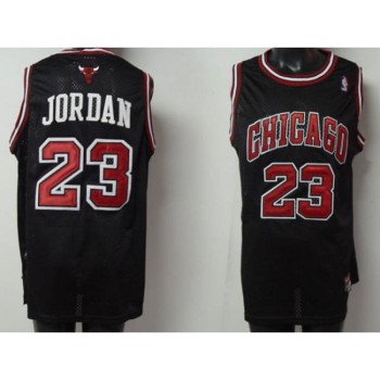 Bulls #23 Michael Jordan Stitched Black NBA Jersey Bulls #23 Michael Jordan Stitched Black NBA Jersey