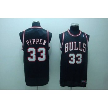 Bulls #33 Scottie Pippen Stitched Black White Number NBA Jersey Bulls #33 Scottie Pippen Stitched Black White Number NBA Jersey