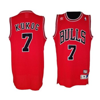Bulls #7 Tony Kukoc Red Throwback Stitched NBA Jersey Bulls #7 Tony Kukoc Red Throwback Stitched NBA Jersey