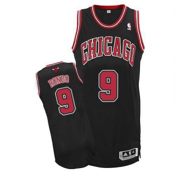 Bulls #9 Rajon Rondo Black Stitched NBA Jersey Bulls #9 Rajon Rondo Black Stitched NBA Jersey