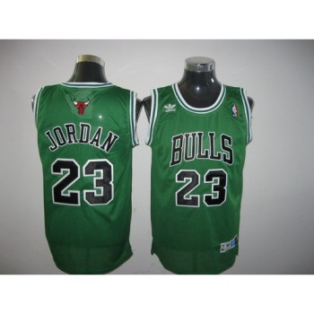 Bulls Throwback #23 Michael Jordan Green Stitched NBA Jersey Bulls Throwback #23 Michael Jordan Green Stitched NBA Jersey