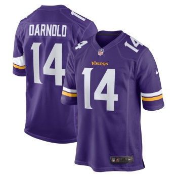 Men's Minnesota Vikings Sam Darnold Purple Team Game Jersey Men's Minnesota Vikings Sam Darnold Purple Team Game Jersey