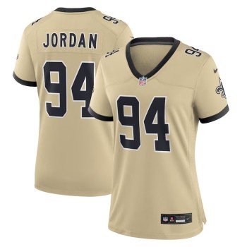 Women's New Orleans Saints #94 Cameron Jordan Gold Gameday Golds Alternate Game Player Jersey Women's New Orleans Saints #94 Cameron Jordan Gold Gameday Golds Alternate Game Player Jersey