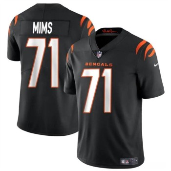 Youth Cincinnati Bengals #71 Amarius Mims Black 2024 Draft Vapor Untouchable Limited Stitched Jersey Youth Cincinnati Bengals #71 Amarius Mims Black 2024 Draft Vapor Untouchable Limited Stitched Jersey