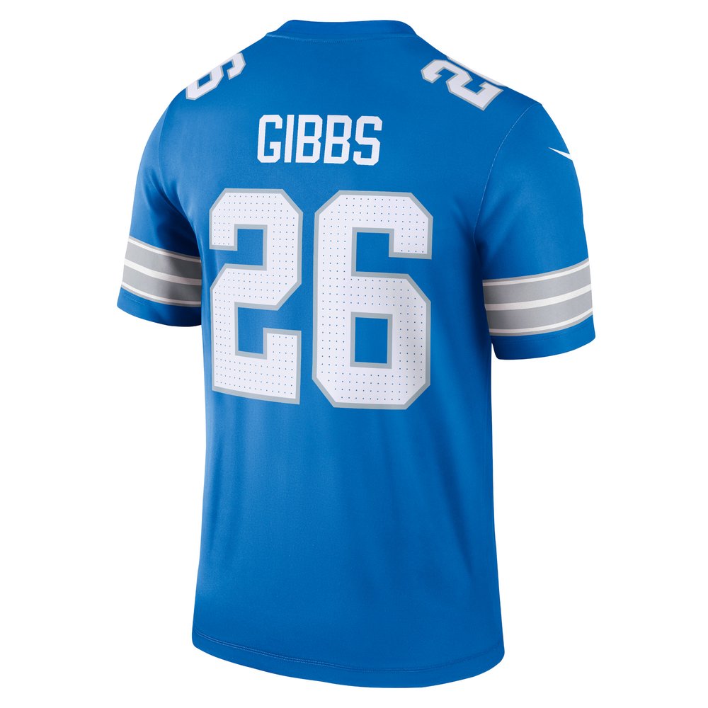 Men's Detroit Lions #26 Jahmyr Gibbs Blue Legend Jersey