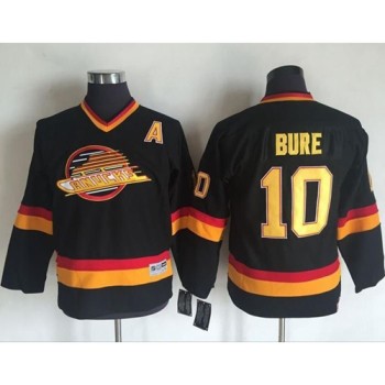 Canucks #10 Pavel Bure Black CCM Throwback Youth Stitched NHL Jersey Canucks #10 Pavel Bure Black CCM Throwback Youth Stitched NHL Jersey