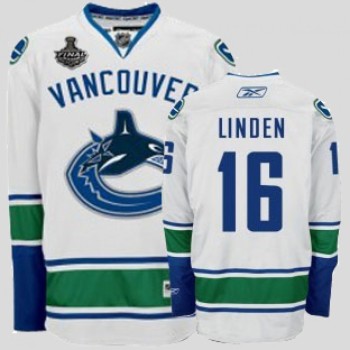 Canucks 2011 Stanley Cup Finals #16 Trevor Linden White Stitched Youth NHL Jersey Canucks 2011 Stanley Cup Finals #16 Trevor Linden White Stitched Youth NHL Jersey