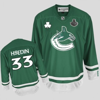 Canucks 2011 Stanley Cup Finals #33 Henrik Sedin Green Stitched Youth NHL Jersey Canucks 2011 Stanley Cup Finals #33 Henrik Sedin Green Stitched Youth NHL Jersey