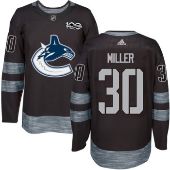Canucks #30 Ryan Miller Black 1917-2017 100th Anniversary Stitched NHL Jersey Canucks #30 Ryan Miller Black 1917-2017 100th Anniversary Stitched NHL Jersey