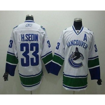 Canucks #33 Henrik Sedin Stitched White Stitched Youth NHL Jersey Canucks #33 Henrik Sedin Stitched White Stitched Youth NHL Jersey