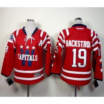 Capitals #19 Nicklas Backstrom 2015 Winter Classic Red Stitched Youth NHL Jersey Capitals #19 Nicklas Backstrom 2015 Winter Classic Red Stitched Youth NHL Jersey