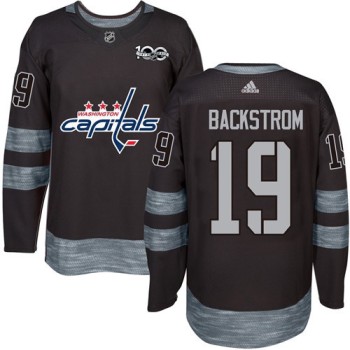 Capitals #19 Nicklas Backstrom Black 1917-2017 100th Anniversary Stitched NHL Jersey Capitals #19 Nicklas Backstrom Black 1917-2017 100th Anniversary Stitched NHL Jersey