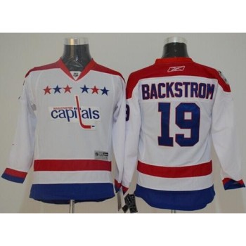 Capitals #19 Nicklas Backstrom White 2011 Winter Classic Vintage Stitched Youth NHL Jersey Capitals #19 Nicklas Backstrom White 2011 Winter Classic Vintage Stitched Youth NHL Jersey