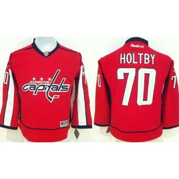 Capitals #70 Braden Holtby Red Stitched Youth NHL Jersey Capitals #70 Braden Holtby Red Stitched Youth NHL Jersey