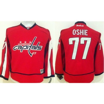 Capitals #77 T.J Oshie Red Stitched Youth NHL Jersey Capitals #77 T.J Oshie Red Stitched Youth NHL Jersey