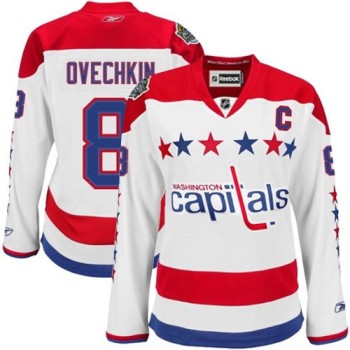 Capitals #8 Alex Ovechkin 2011 Winter Classic Vintage Stitched White Youth NHL Jersey Capitals #8 Alex Ovechkin 2011 Winter Classic Vintage Stitched White Youth NHL Jersey