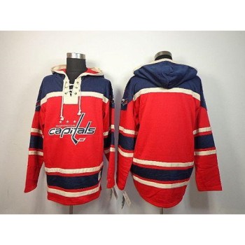 Capitals Blank Red Sawyer Hooded Sweatshirt Stitched NHL Jersey Capitals Blank Red Sawyer Hooded Sweatshirt Stitched NHL Jersey