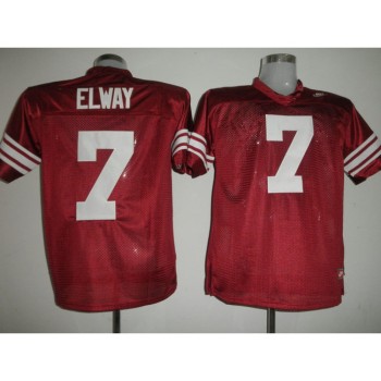 Cardinal #7 John Elway Red Stitched NCAA Jersey Cardinal #7 John Elway Red Stitched NCAA Jersey