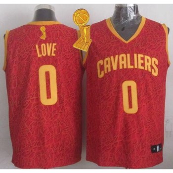Cavaliers #0 Kevin Love Red Crazy Light The Champions Patch Stitched NBA Jersey Cavaliers #0 Kevin Love Red Crazy Light The Champions Patch Stitched NBA Jersey