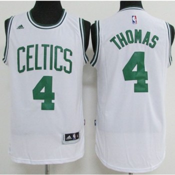 Celtics #4 Isaiah Thomas White Stitched NBA Jersey