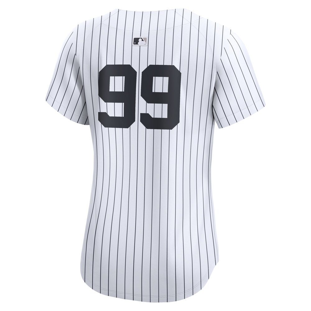 Women's New York Yankees #99 Aaron Judge White 2024 World Series Home Limited Player Jersey Women's New York Yankees #99 Aaron Judge White 2024 World Series Home Limited Player Jersey