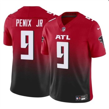 Youth Atlanta Falcons #9 Michael Penix Jr Red/Black 2024 Draft F.U.S.E Vapor Untouchable Limited Stitched Football Jersey Youth Atlanta Falcons #9 Michael Penix Jr Red/Black 2024 Draft F.U.S.E Vapor Untouchable Limited Stitched Football Jersey