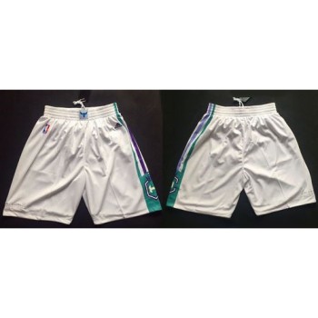 Charlotte Hornets White NBA Shorts Charlotte Hornets White NBA Shorts