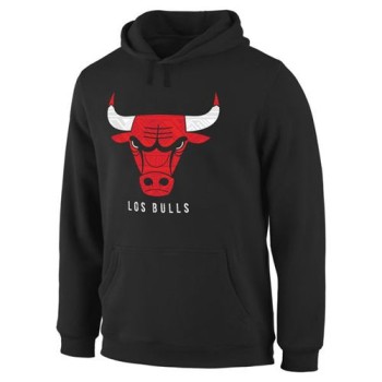 Chicago Bulls Noches Enebea Pullover Hoodie Black Chicago Bulls Noches Enebea Pullover Hoodie Black