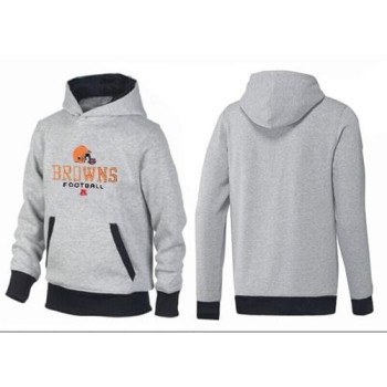 Cleveland Browns Critical Victory Pullover Hoodie Grey & Black Cleveland Browns Critical Victory Pullover Hoodie Grey & Black