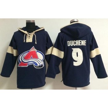 Colorado Avalanche #9 Matt Duchene Blue Pullover NHL Hoodie Colorado Avalanche #9 Matt Duchene Blue Pullover NHL Hoodie