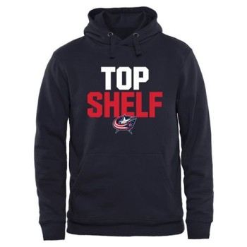 Columbus Blue Jackets Top Shelf Pullover Hoodie Navy Columbus Blue Jackets Top Shelf Pullover Hoodie Navy