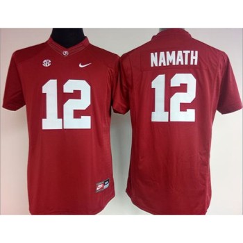 Crimson Tide #12 Joe Namath Red Women's Stitched NCAA Jersey Crimson Tide #12 Joe Namath Red Women's Stitched NCAA Jersey