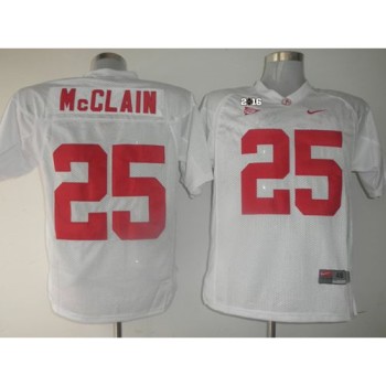 Crimson Tide #25 Rolando McClain White 2016 College Football Playoff National Championship Patch Stitched NCAA Jersey Crimson Tide #25 Rolando McClain White 2016 College Football Playoff National Championship Patch Stitched NCAA Jersey