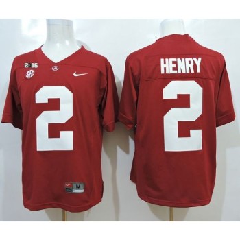 Crimson Tide #2 Derrick Henry Red SEC & 2016 College Football Playoff National Championship Patch Stitched NCAA Jersey Crimson Tide #2 Derrick Henry Red SEC & 2016 College Football Playoff National Championship Patch Stitched NCAA Jersey