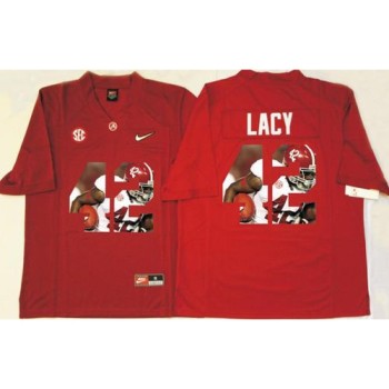 Crimson Tide #42 Eddie Lacy Red Player Fashion Stitched NCAA Jersey Crimson Tide #42 Eddie Lacy Red Player Fashion Stitched NCAA Jersey